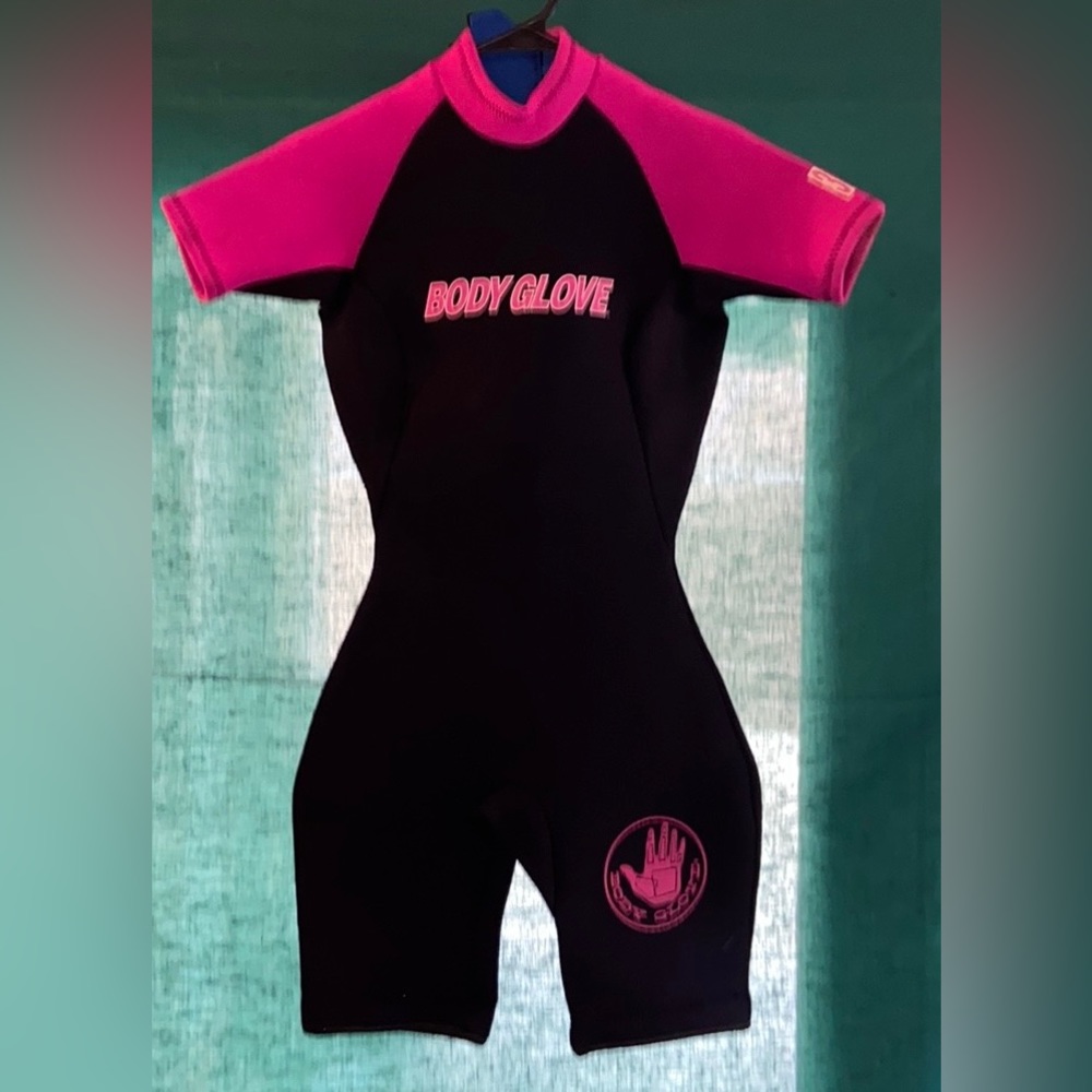 Body Glove Black and Hot Pink Shorty Wetsuit